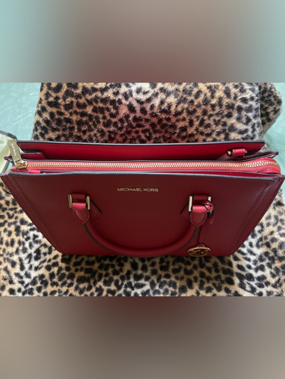 MICHAEL Kors Scarlet Satchel NWT - Picture 10 of 14